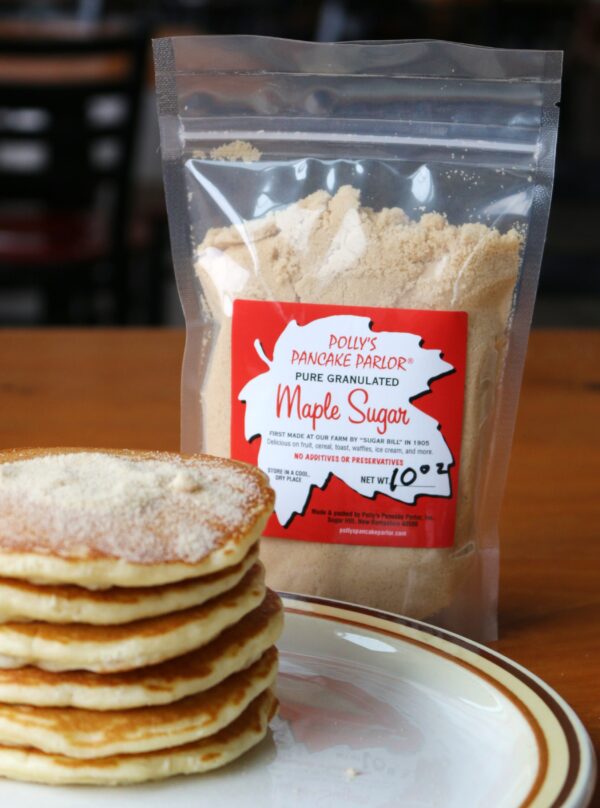 Maple Granulated Sugar on pancakes