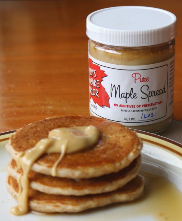 Maple Spread (also known as Maple Cream) on pancakes