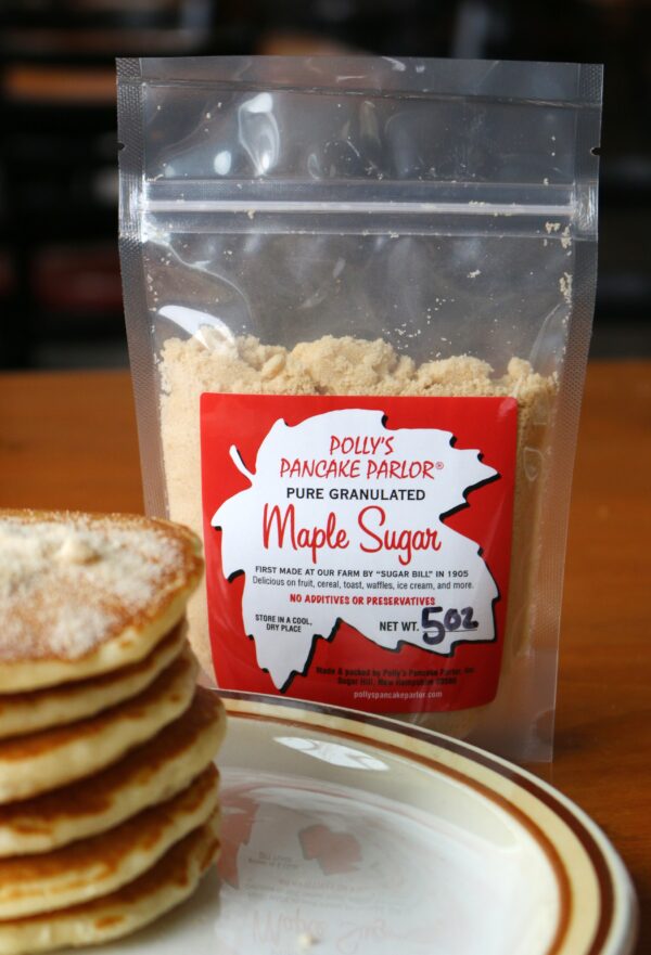 Granulated Maple Sugar on pancakes