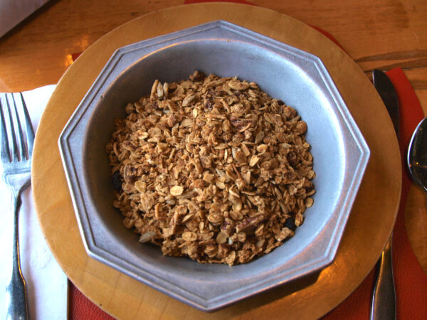 Polly's Maple Granola in a Bowl